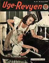UGE-REVYEN magazine side cover Issue 34 26 August 1947
