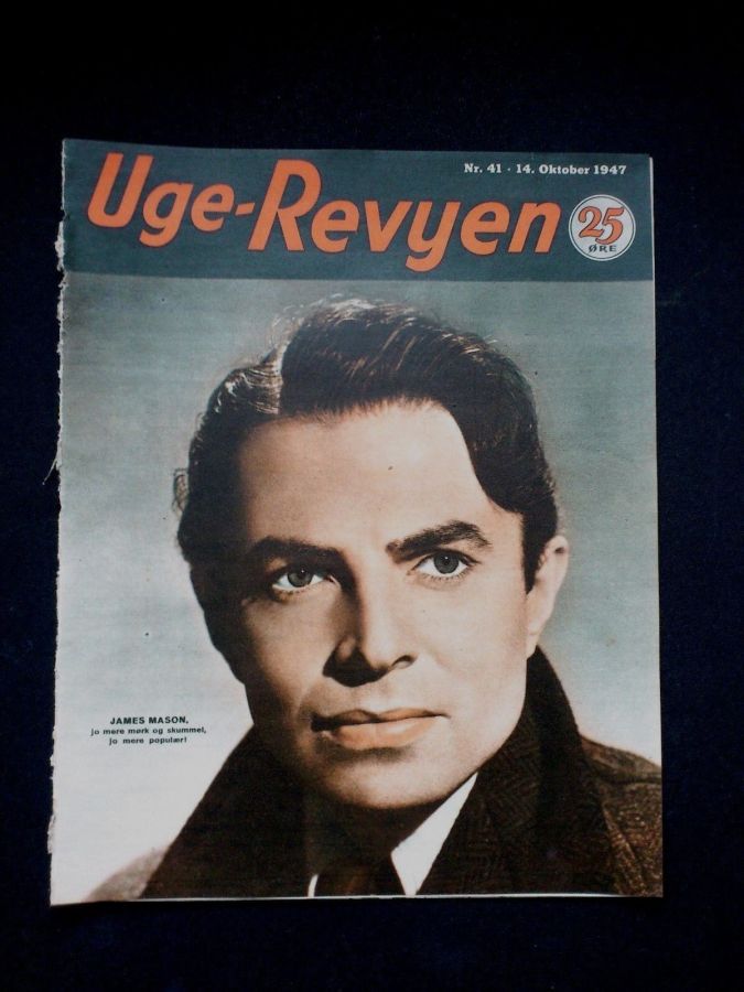 UGE-REVYEN magazine side cover Issue 41 14 October 1947