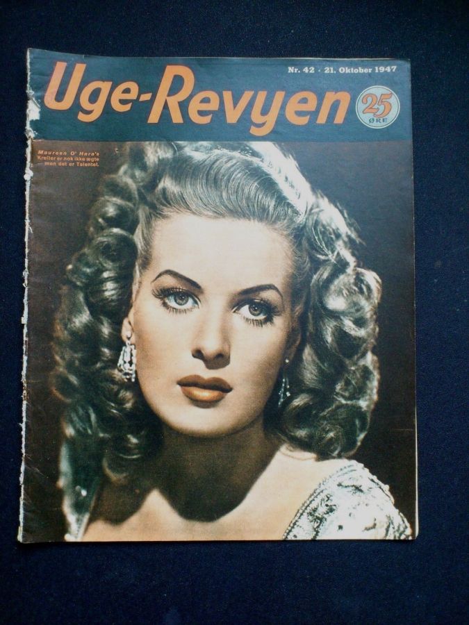 UGE-REVYEN magazine side cover Issue 42 21 October 1947