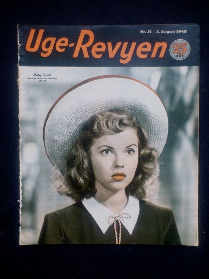 UGE-REVYEN magazine side cover Issue 31 3 August 1948