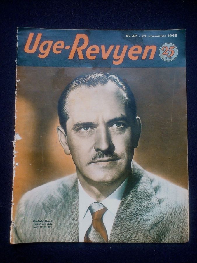 UGE-REVYEN magazine side cover Issue 47 23 November 1948