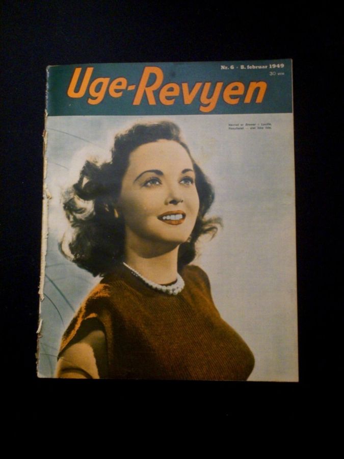 UGE-REVYEN magazine side cover Issue 6 8 February 1949