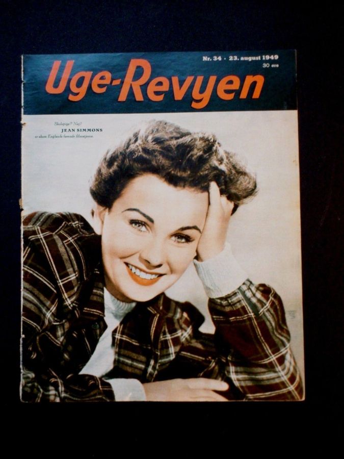 UGE-REVYEN magazine side cover Issue 34 23 August 1949