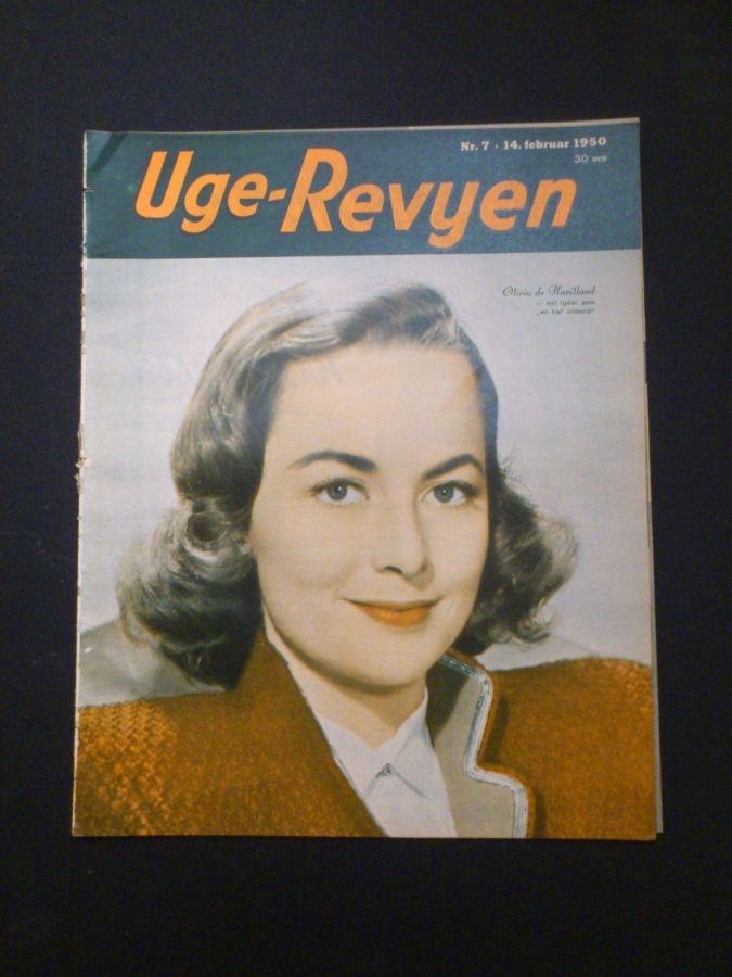 UGE-REVYEN magazine side cover Issue 7 14 February 1950
