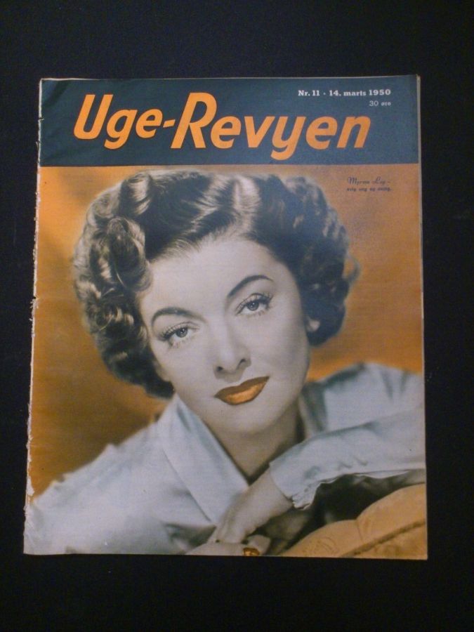 UGE-REVYEN magazine side cover Issue 11 14 March 1950