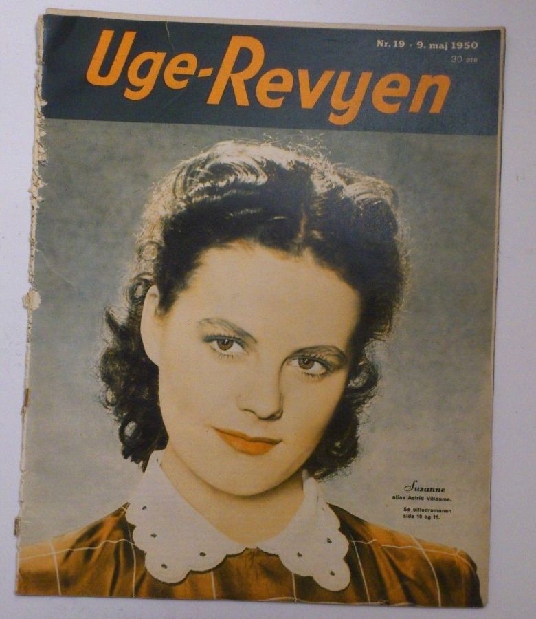 UGE-REVYEN magazine side cover Issue 19 9 May 1950