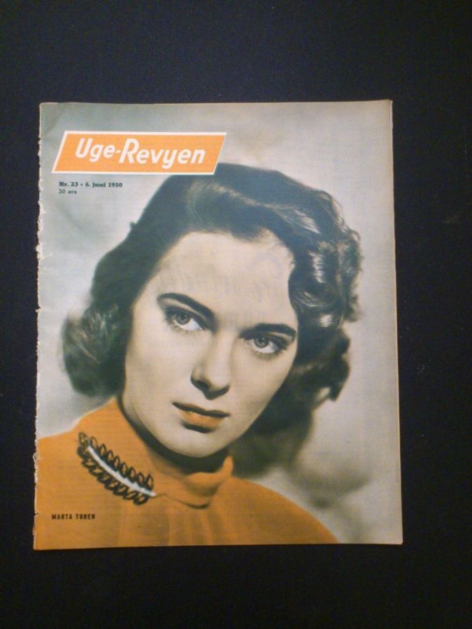 UGE-REVYEN magazine side cover Issue 23 6 June 1950