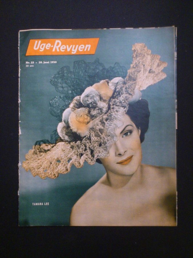 UGE-REVYEN magazine side cover Issue 25 20 June 1950