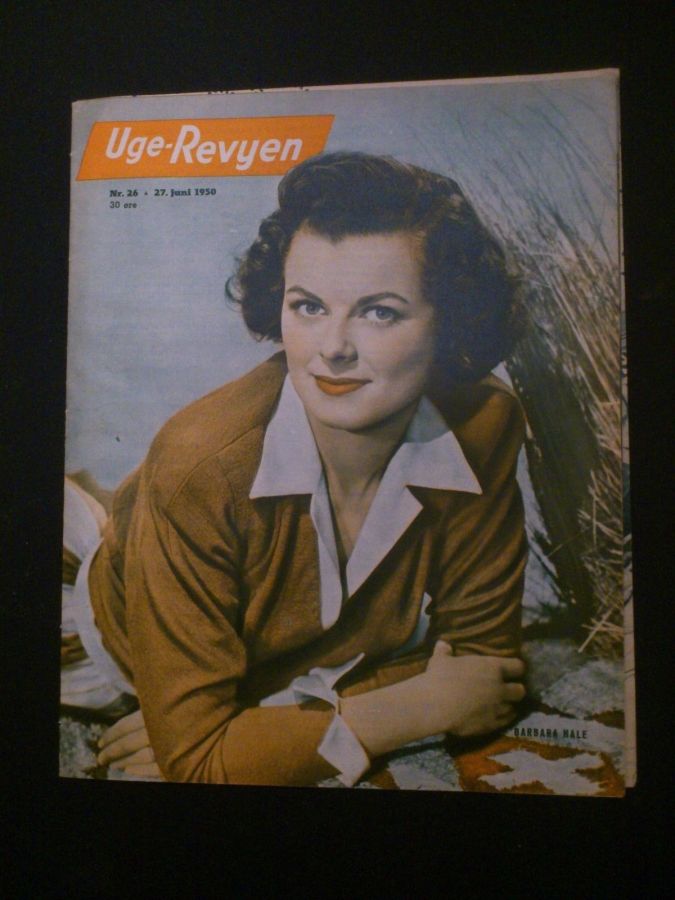 UGE-REVYEN magazine side cover Issue 26 27 June 1950