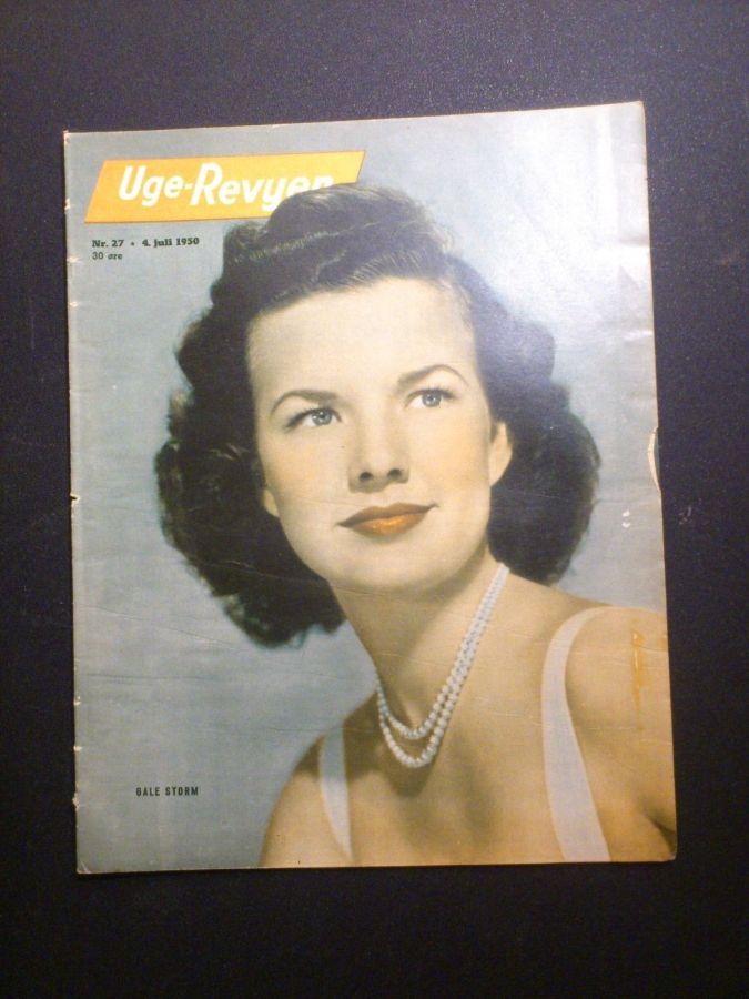 UGE-REVYEN magazine side cover Issue 27 4 July 1950