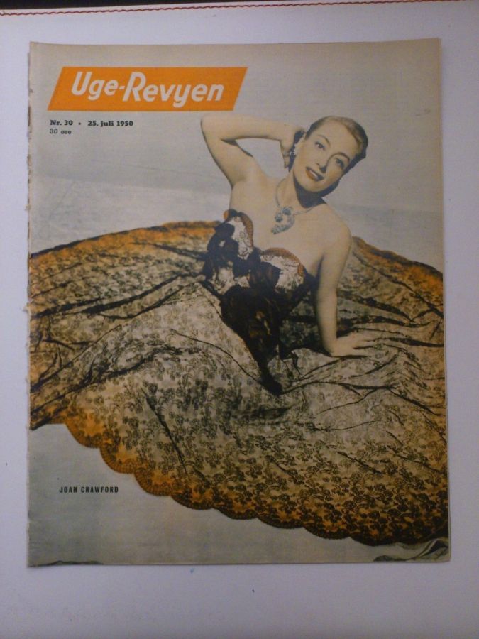 UGE-REVYEN magazine side cover Issue 30 25 July 1950