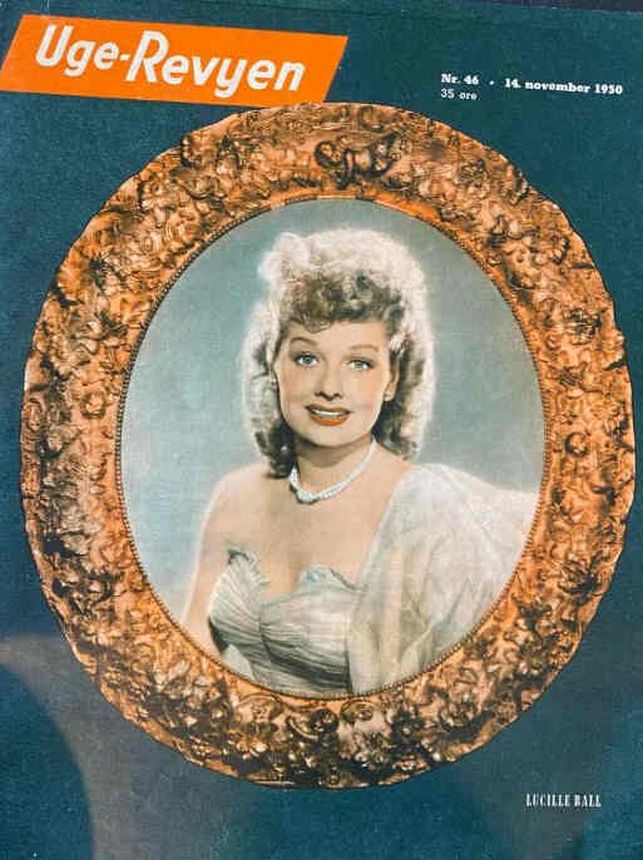 UGE-REVYEN magazine side cover Issue 46 14 November 1950