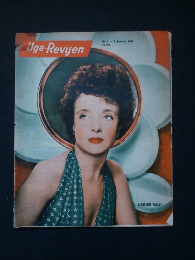 UGE-REVYEN magazine side cover Issue 1 2 January 1951