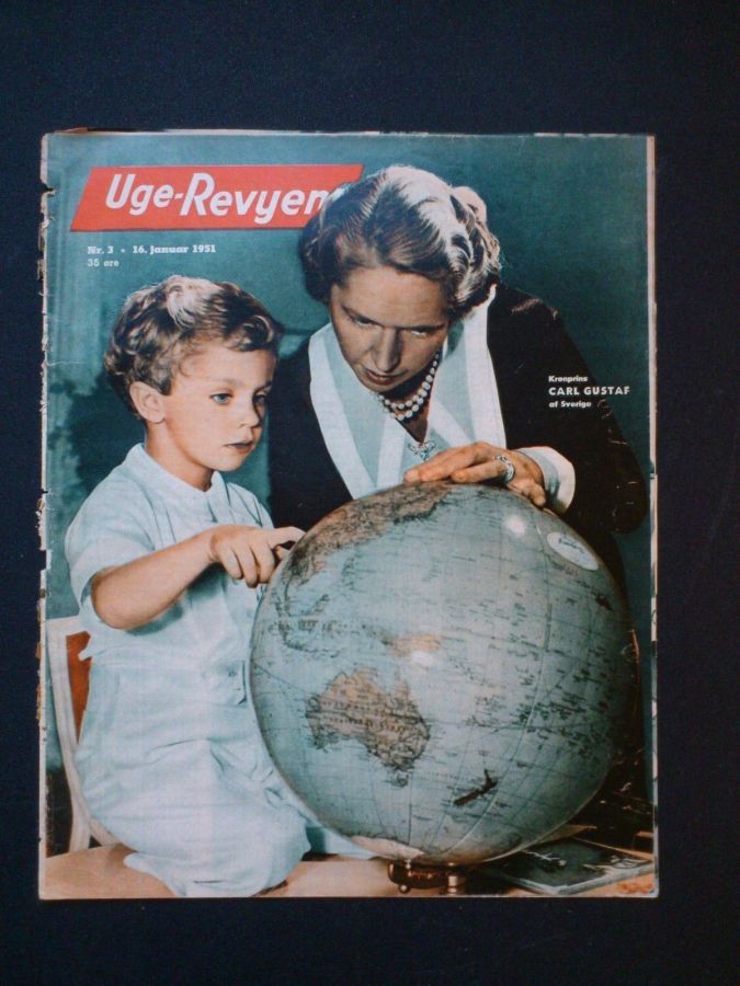 UGE-REVYEN magazine side cover Issue 3 16 January 1951