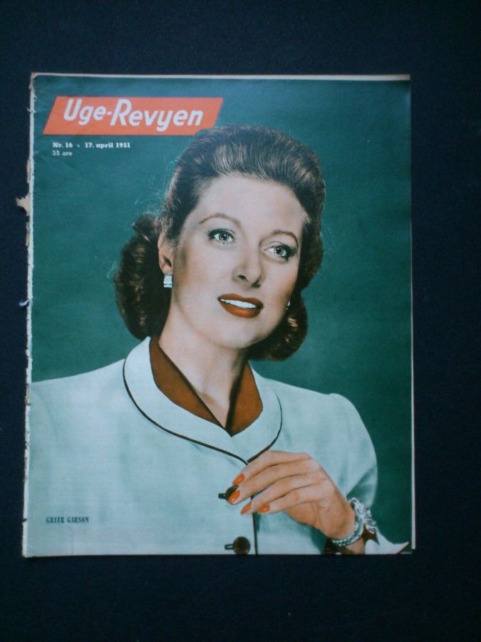 UGE-REVYEN magazine side cover Issue 16 17 April 1951