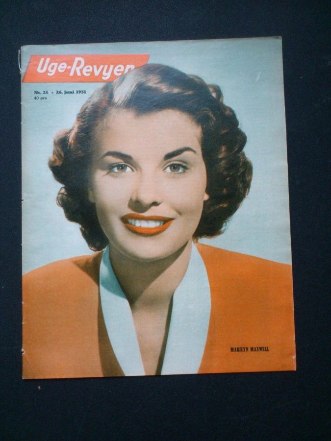 UGE-REVYEN magazine side cover Issue 26 26 June 1951