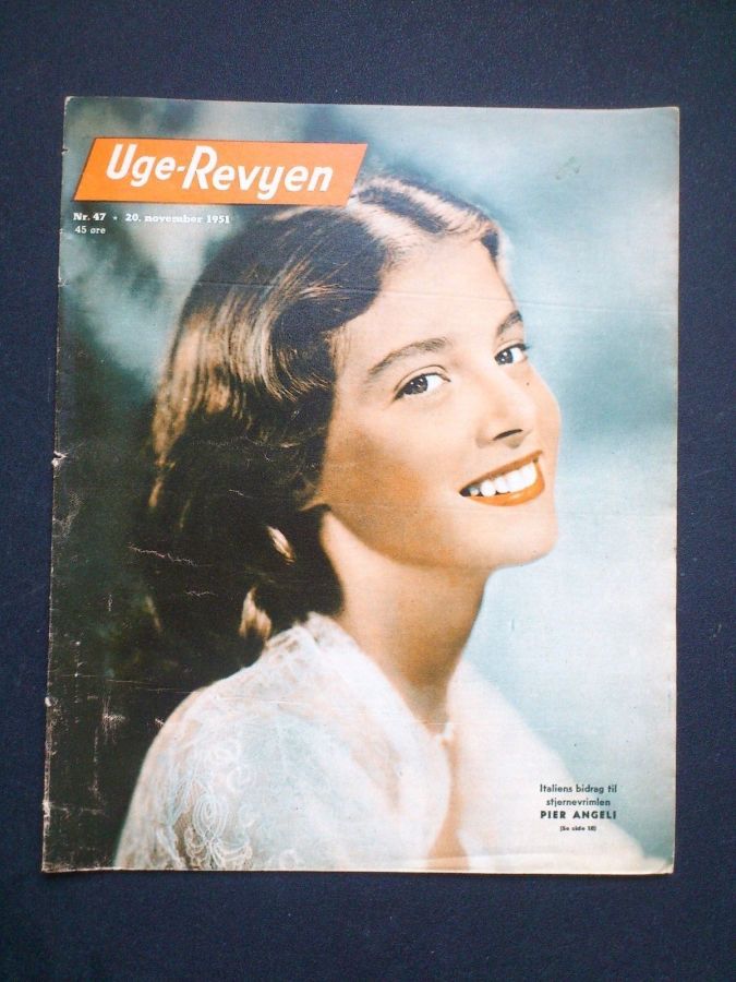 UGE-REVYEN magazine side cover Issue 47 20 November 1951