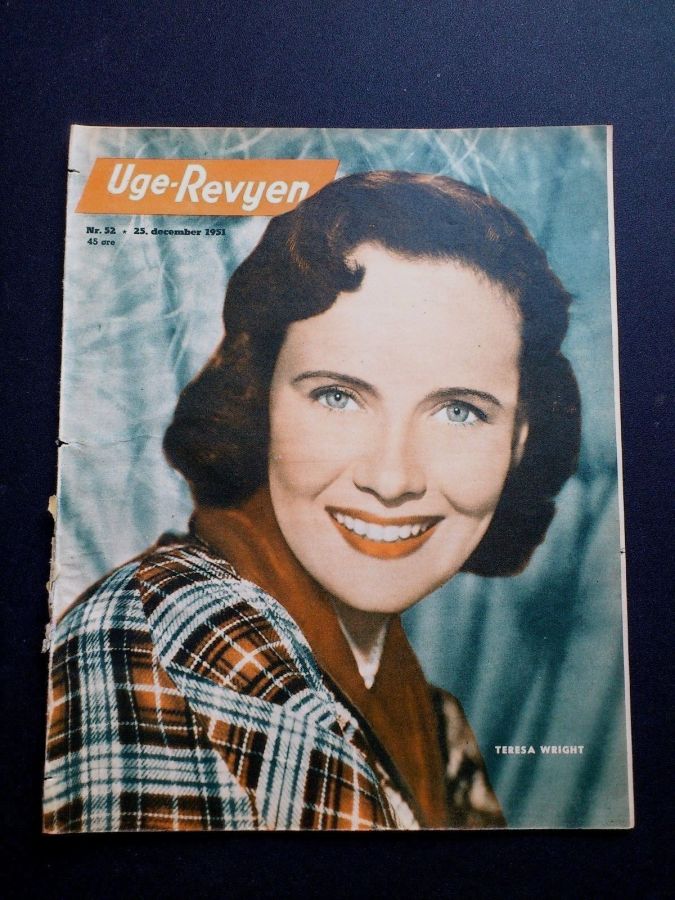 UGE-REVYEN magazine side cover Issue 52 25 December 1951