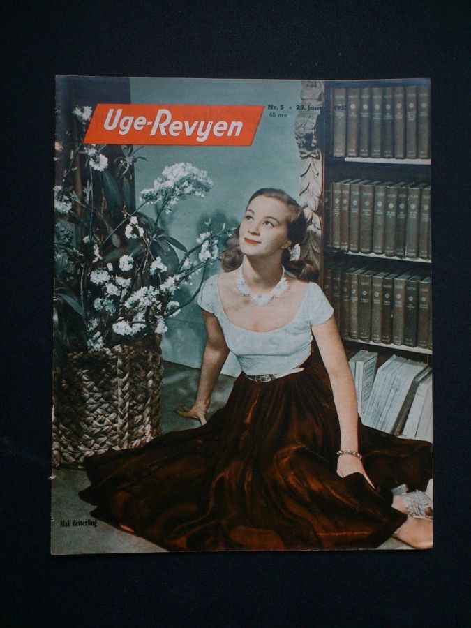 UGE-REVYEN magazine side cover Issue 5 29 January 1952