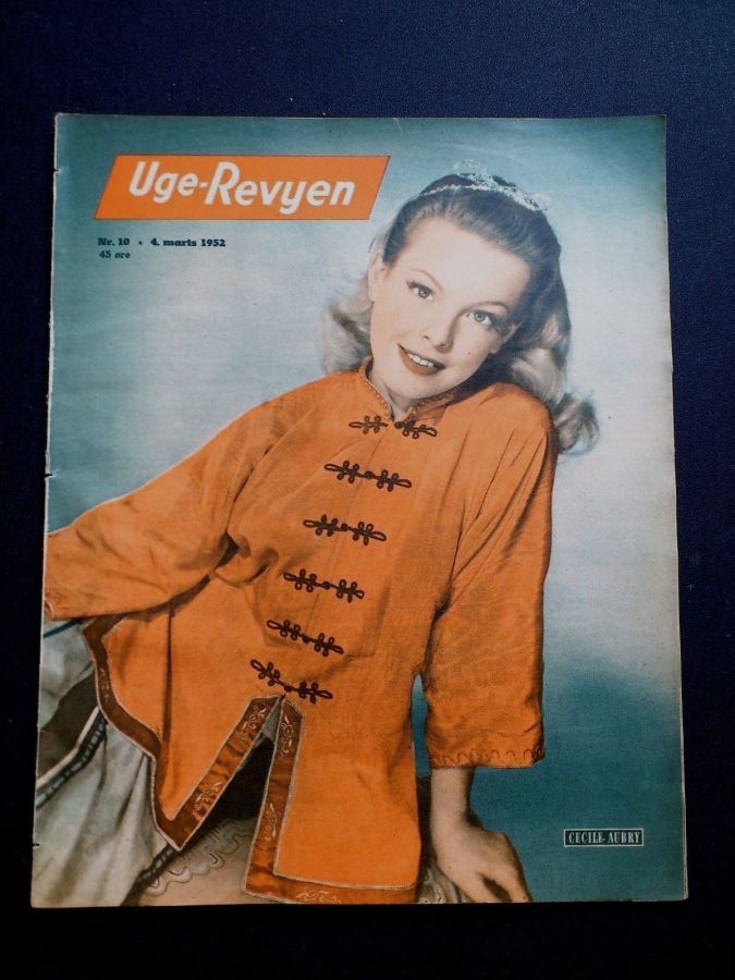 UGE-REVYEN magazine side cover Issue 10 4 March 1952