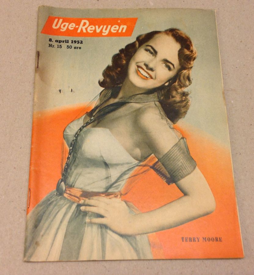 UGE-REVYEN magazine side cover Issue 15 8 April 1952