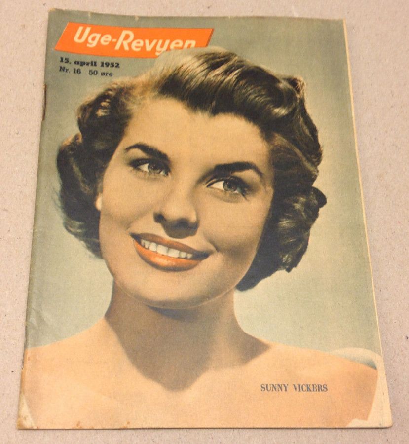 UGE-REVYEN magazine side cover Issue 16 15 April 1952
