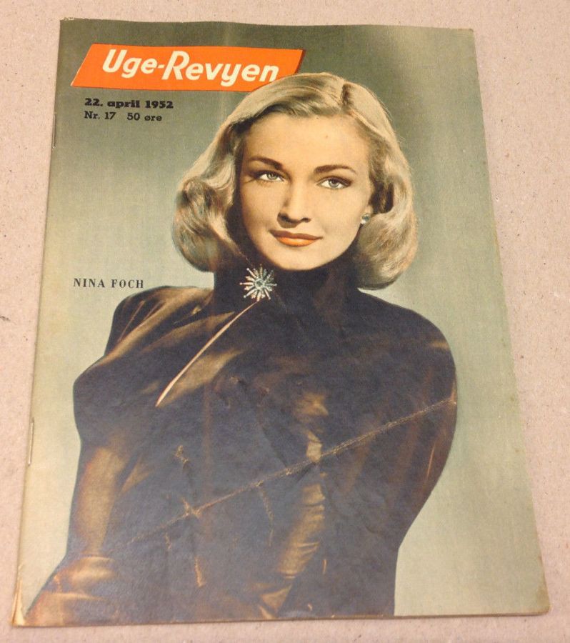 UGE-REVYEN magazine side cover Issue 17 22 April 1952