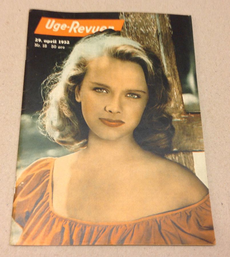 UGE-REVYEN magazine side cover Issue 18 29 April 1952