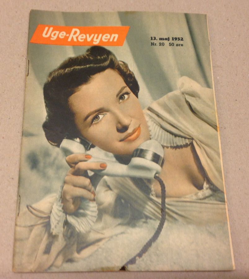 UGE-REVYEN magazine side cover Issue 20 13 May 1952