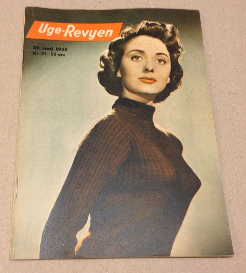 UGE-REVYEN magazine side cover Issue 21 20 May 1952
