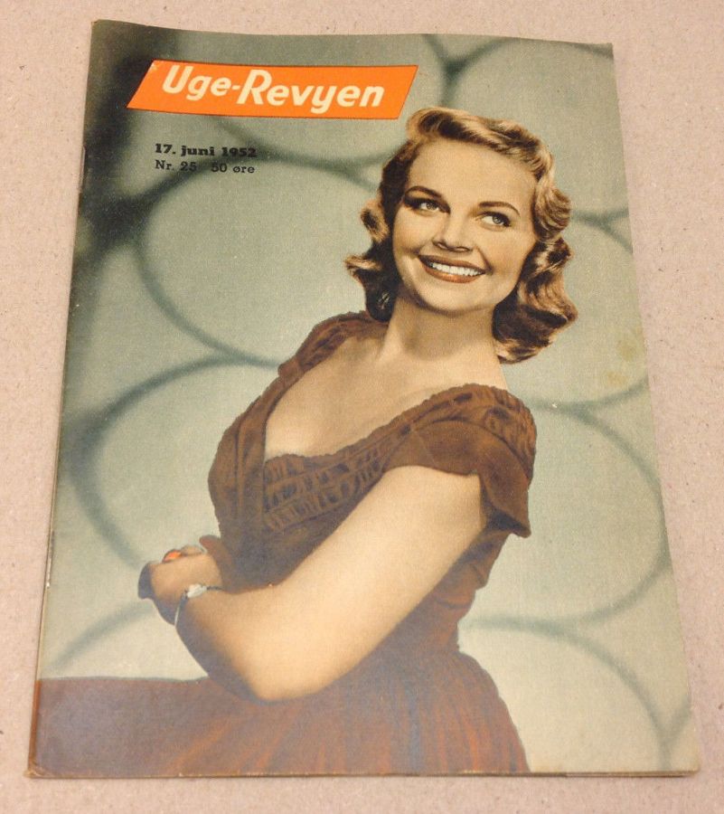 UGE-REVYEN magazine side cover Issue 25 17 June 1952