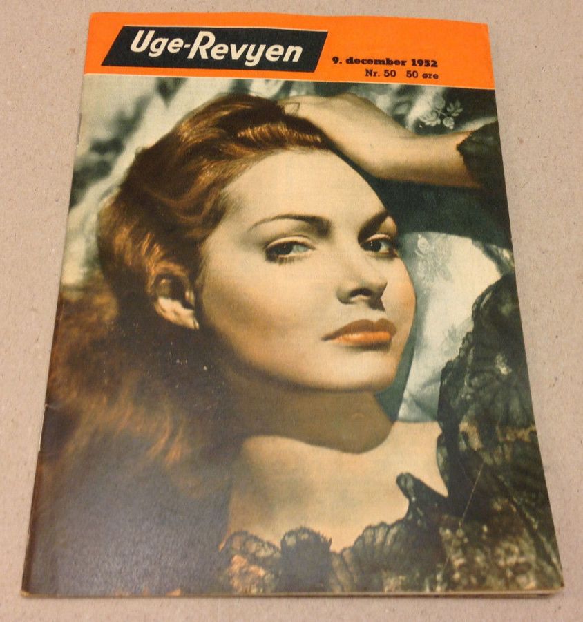 UGE-REVYEN magazine side cover Issue 50 9 December 1952