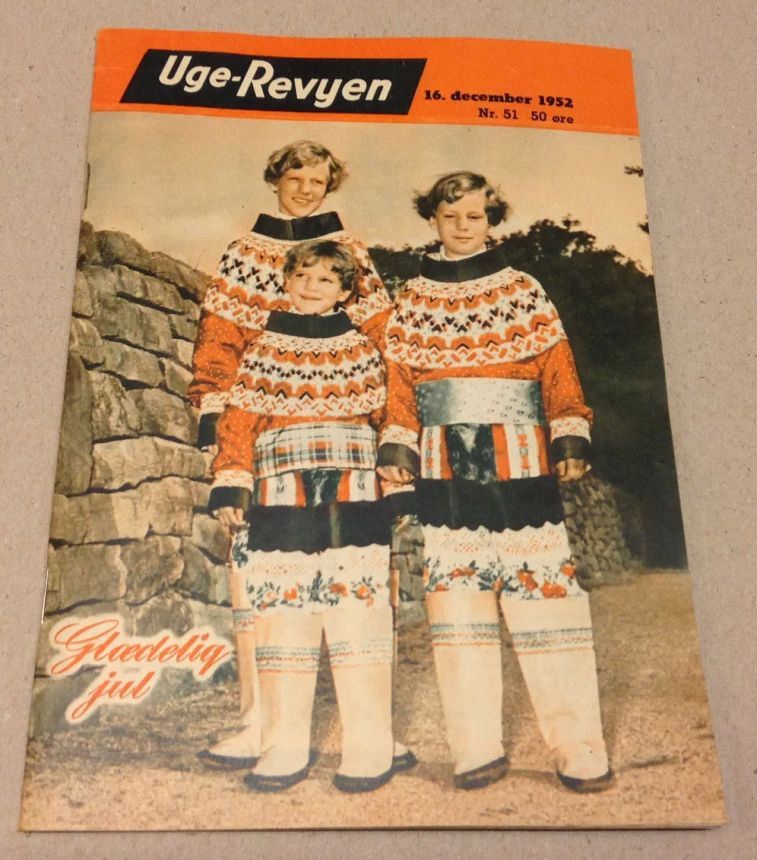 UGE-REVYEN magazine side cover Issue 51 16 December 1952