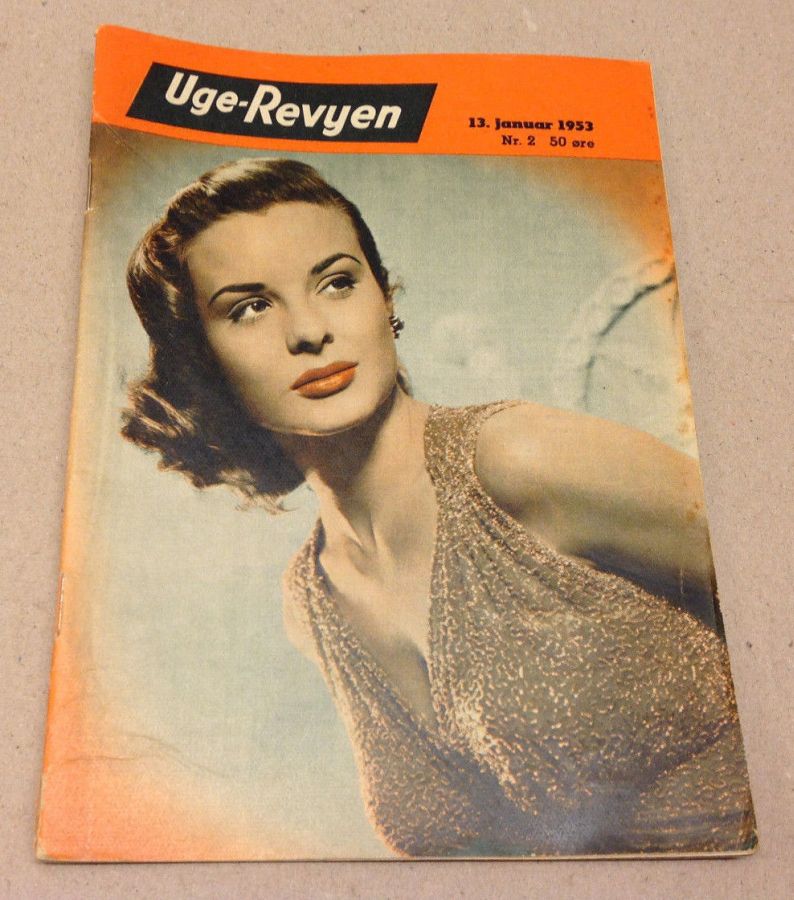 UGE-REVYEN magazine side cover Issue 2 13 January 1953