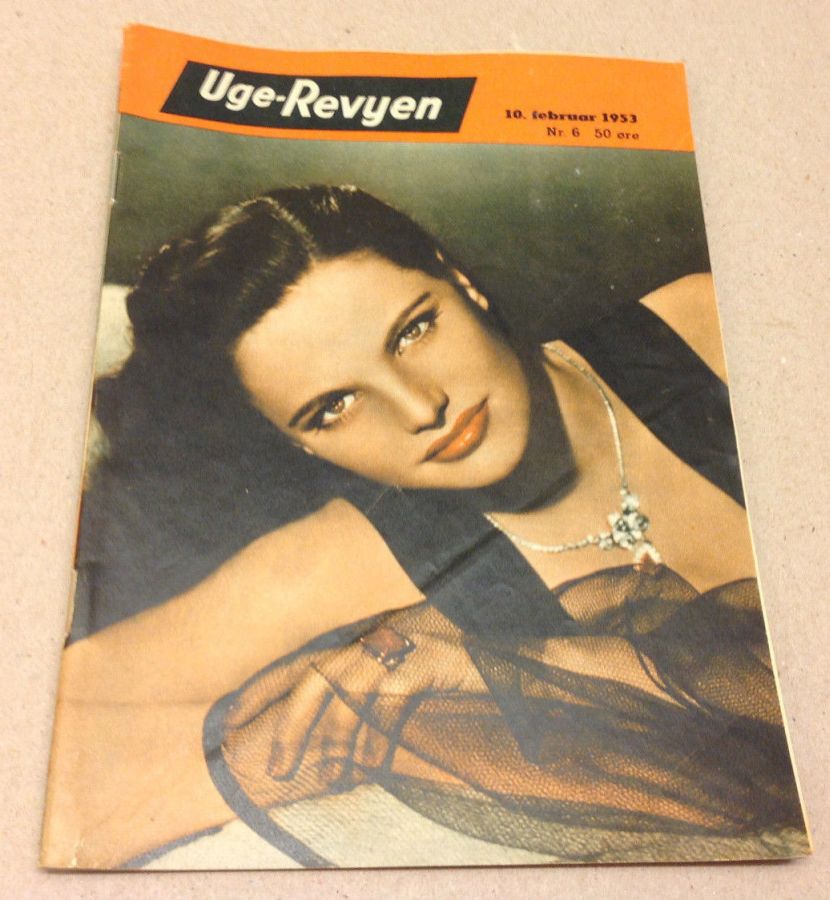 UGE-REVYEN magazine side cover Issue 6 10 February 1953