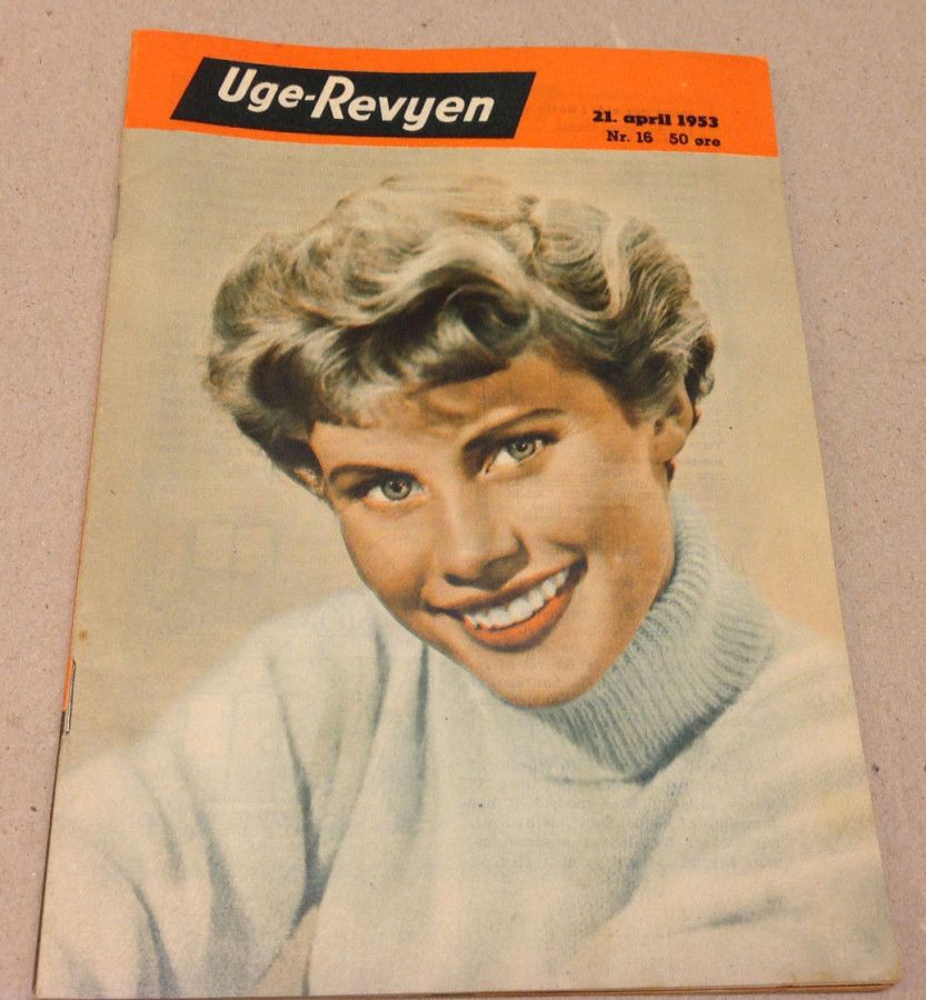 UGE-REVYEN magazine side cover Issue 16 21 April 1953