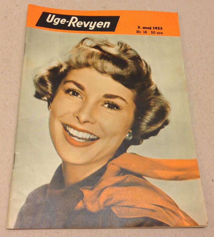 UGE-REVYEN magazine side cover Issue 18 5 May 1953