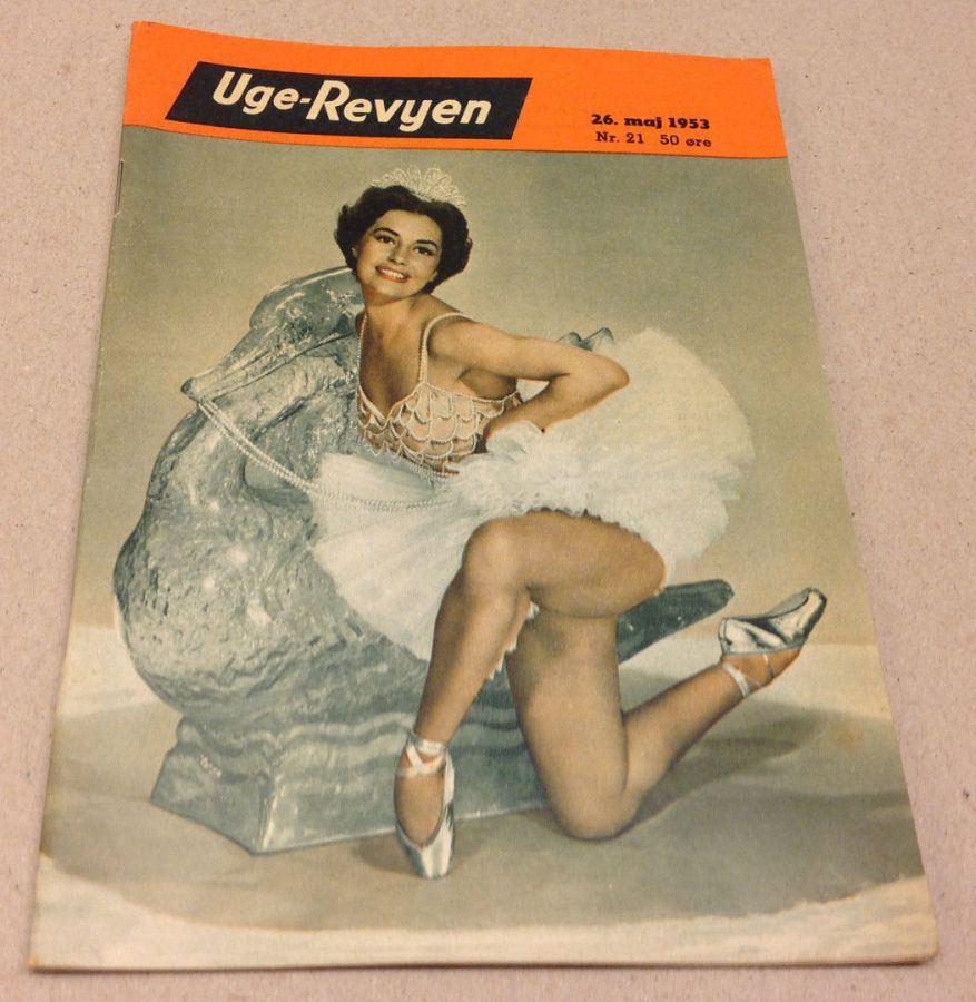 UGE-REVYEN magazine side cover Issue 21 26 May 1953