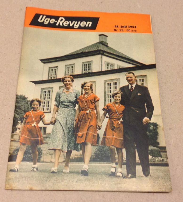 UGE-REVYEN magazine side cover Issue 29 21 July 1953