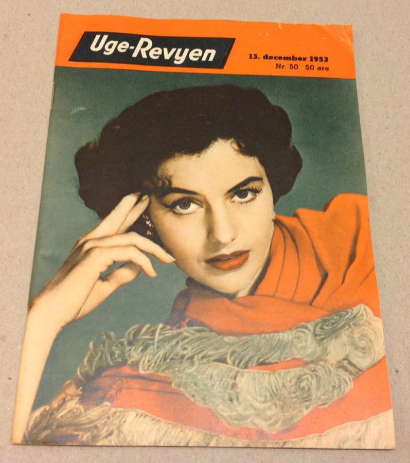 UGE-REVYEN magazine side cover Issue 50 15 December 1953