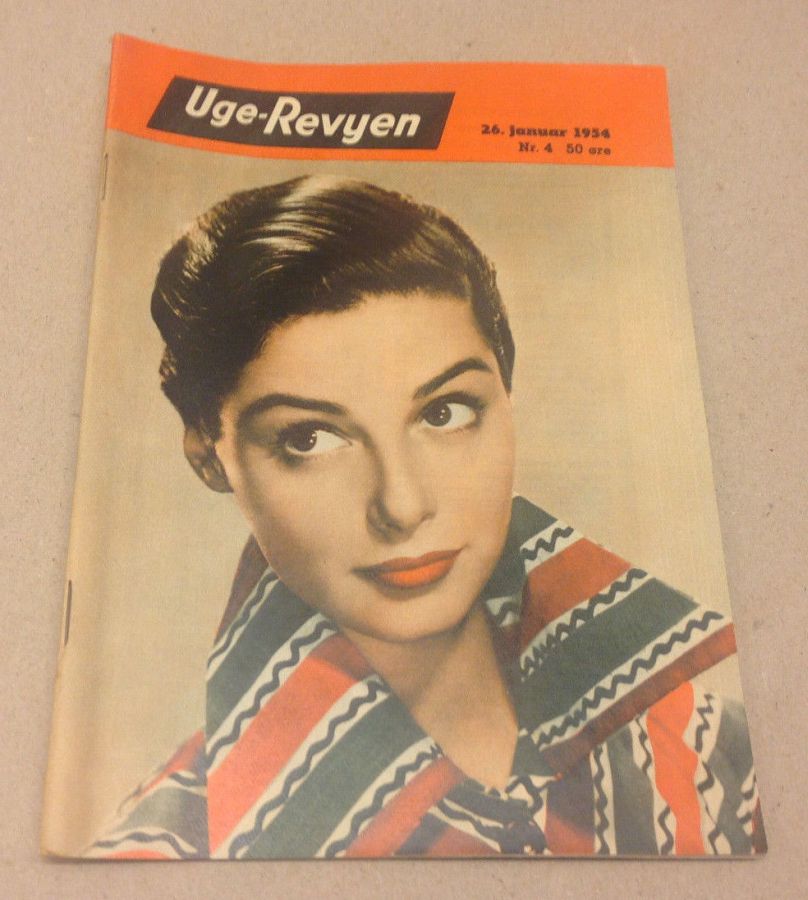 UGE-REVYEN magazine side cover Issue 4 26 January 1954