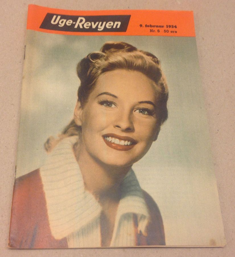 UGE-REVYEN magazine side cover Issue 6 9 February 1954