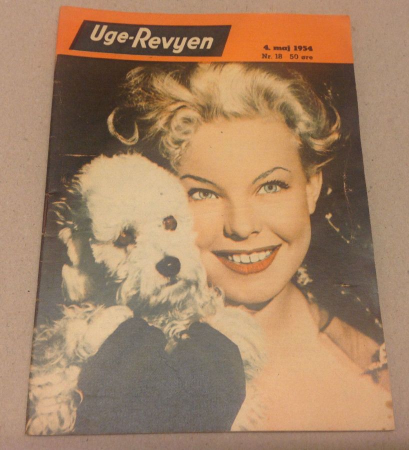 UGE-REVYEN magazine side cover Issue 18 4 May 1954