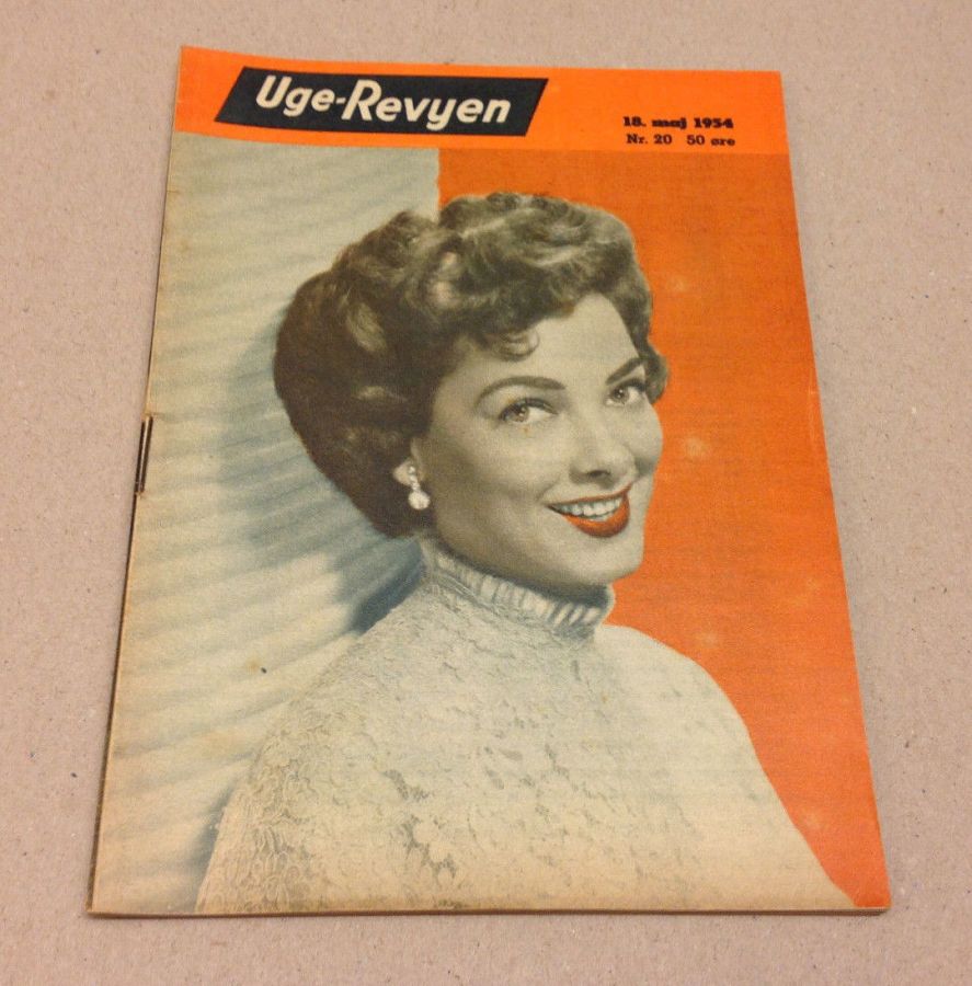 UGE-REVYEN magazine side cover Issue 20 18 May 1954