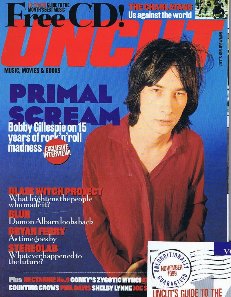 UNCUT: THE MUSIC AND MOVIE MAGAZINE magazine cover November 1999