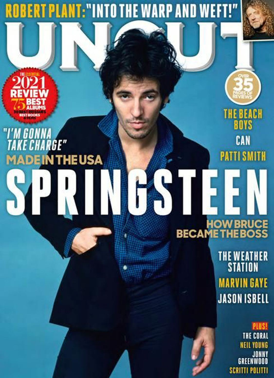 UNCUT: THE MUSIC AND MOVIE MAGAZINE magazine cover  January 2022