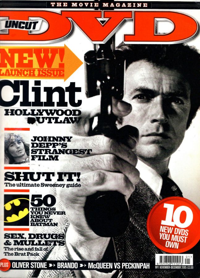 UNCUT DVD magazine cover Issue 1 November 2005