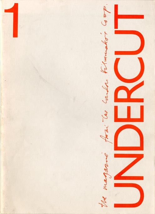UNDERCUT magazine cover Issue 1  