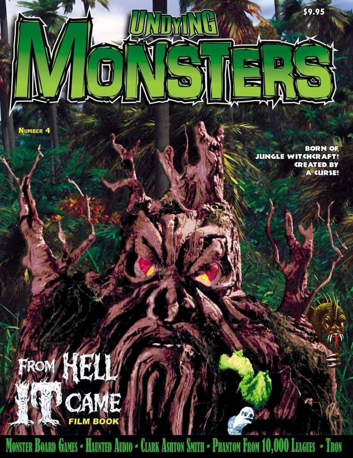 UNDYING MONSTERS magazine side cover Issue 4 March/April/May 2012