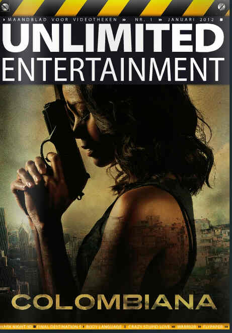 UNLIMITED ENTERTAINMENT magazine side cover January 2012